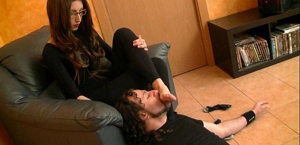  Interview to Anna - Foot licking and Boots Trample